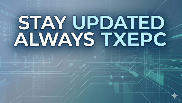 stay updated always txepc