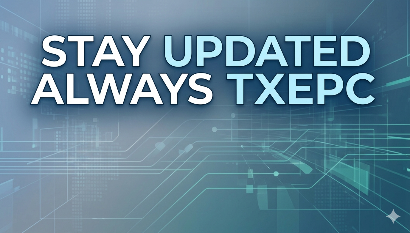 stay updated always txepc