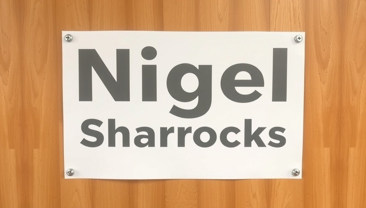 nigel sharrocks
