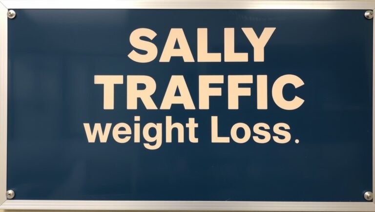 sally traffic weight loss